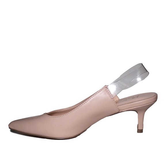 Nanette Lepore Harmony Lucite Sling Pumps - size 7 - Picture 2 of 6